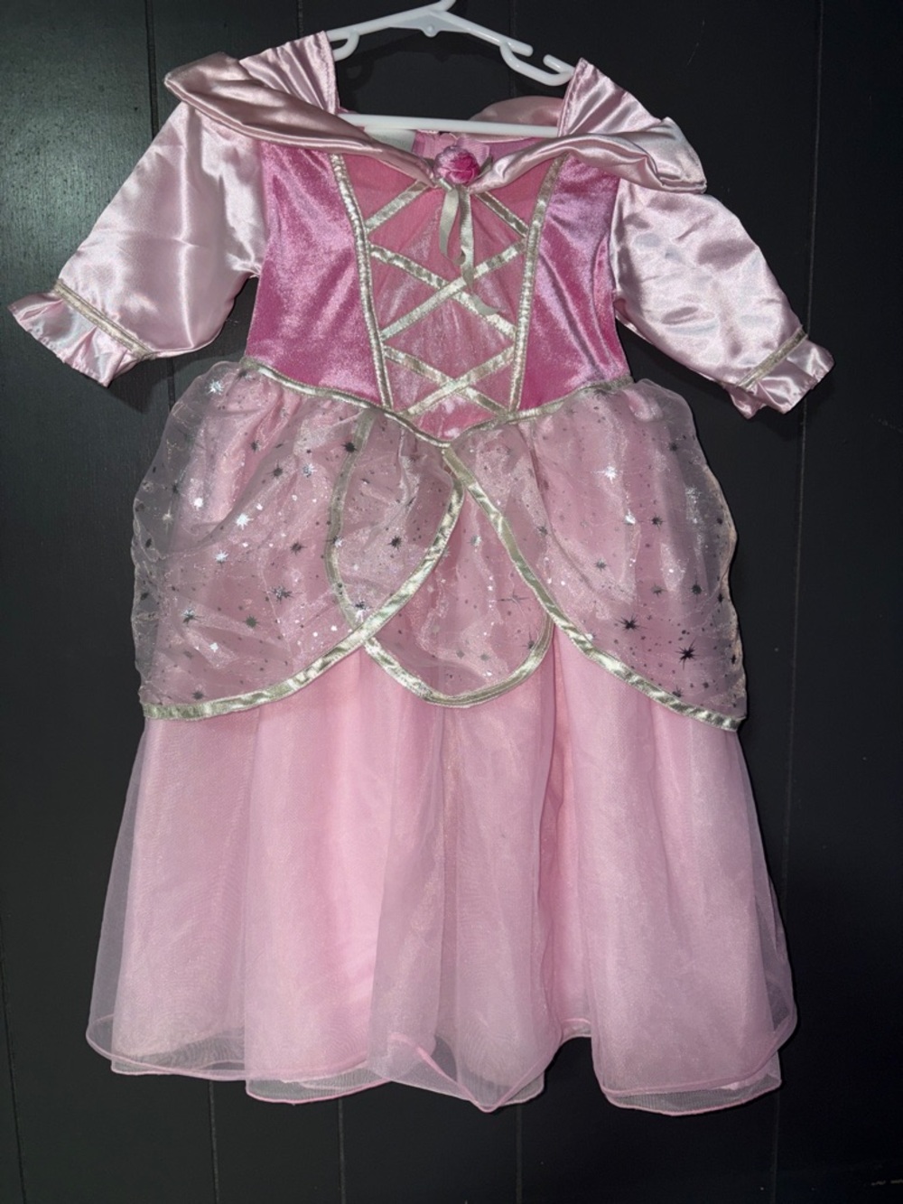 Miniwear Disney Pink Satin & Tulle Princess Costume Dress